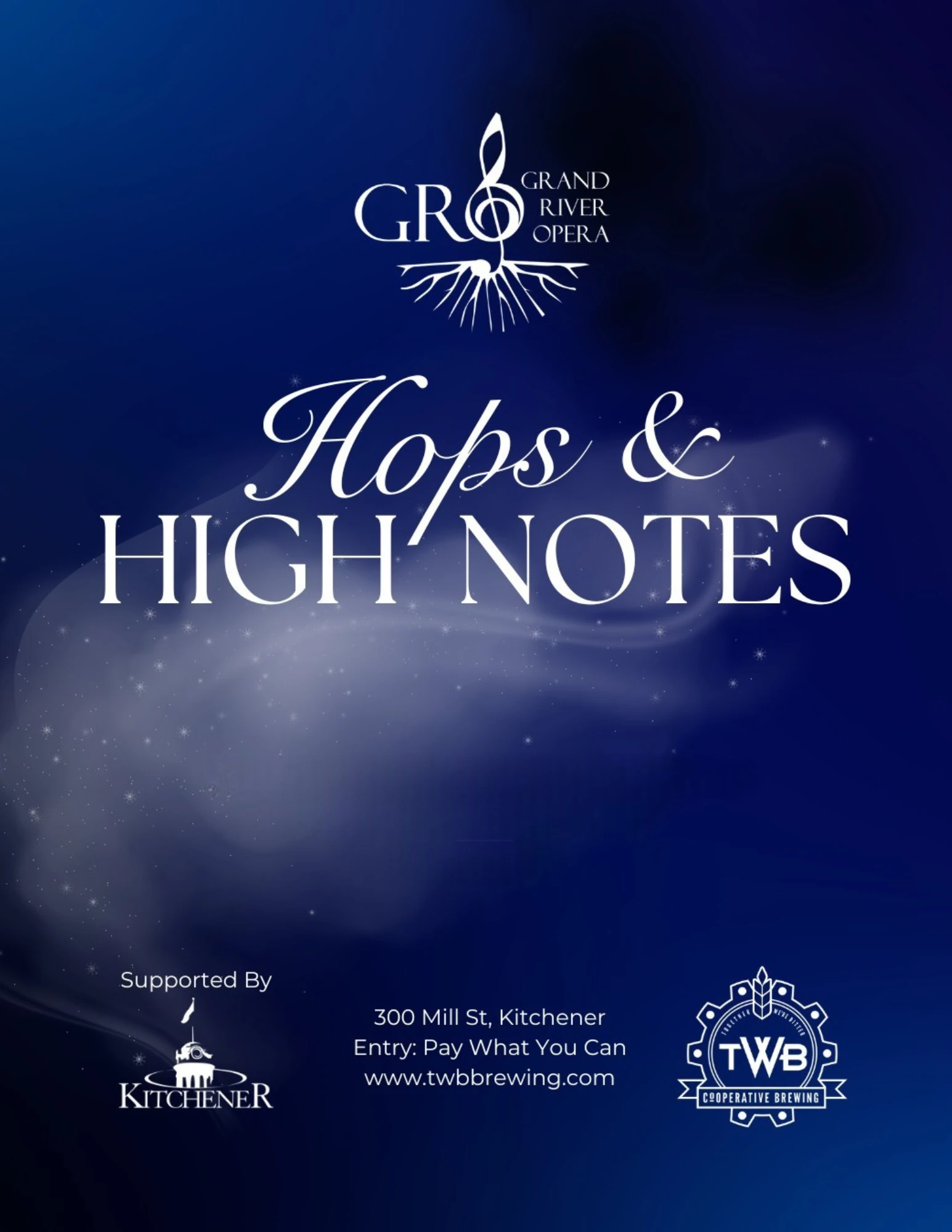Hops and High Notes event